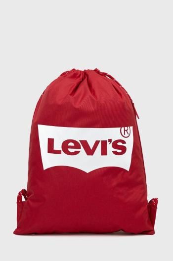 Dětský batoh Levi's červená barva, s potiskem