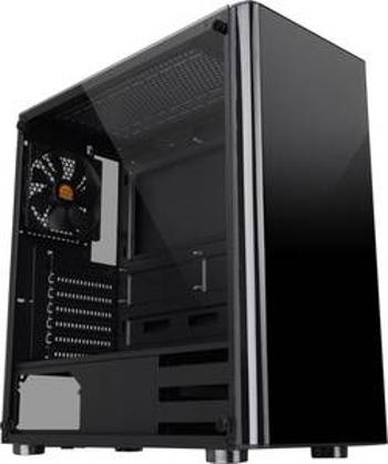 PC skříň midi tower Thermaltake V200 Tempered Glass, černá