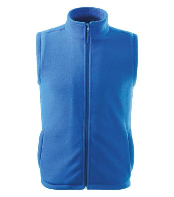 MALFINI Fleecová vesta Next - Azurově modrá | S