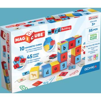 Magicube Word Building Recycled Clips 55 dílků