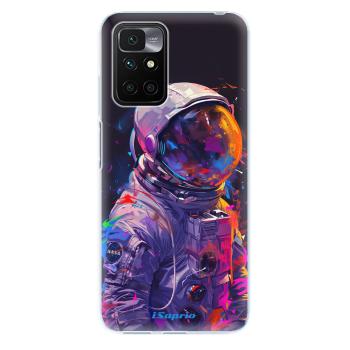 Odolné silikonové pouzdro iSaprio - Neon Astronaut - Xiaomi Redmi 10