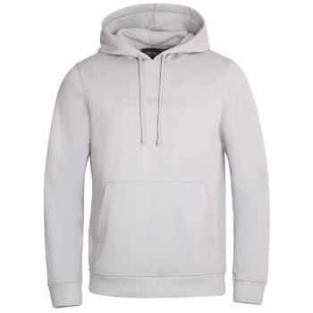 Calvin Klein PULLOVER HOODY Pánská mikina, šedá, velikost