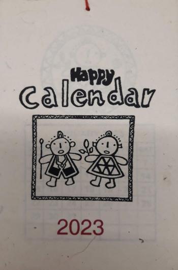 nepálský kalendář 2023 (malý) - Happy Calendar
