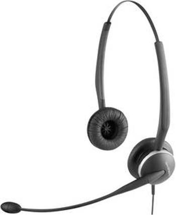 Telefonní headset QD (Quick Disconnect) na kabel, stereo Jabra GN2100 na uši černá