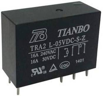 Tianbo Electronics TRA2 L-5VDC-S-Z relé do DPS 5 V/DC 20 A 1 spínací kontakt 1 ks