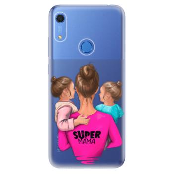 Odolné silikonové pouzdro iSaprio - Super Mama - Two Girls - Huawei Y6s