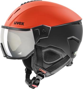 Uvex Instinct visor - fierce red/black mat 56-58