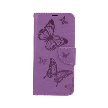 TopQ Samsung A52 knížkové Butterfly fialové 62476 (Sun-62476)