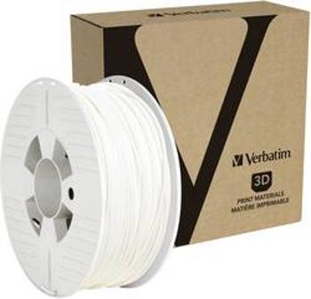 Vlákno pro 3D tiskárny Verbatim 55058, PETG plast, 2.85 mm, 1 kg, bílá