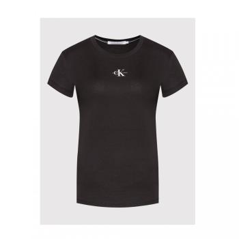 Calvin Klein Calvin Klein Jeans dámské černé tričko MICRO MONOGRAM SS TEE