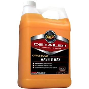 Meguiar's Citrus Blast Wash & Wax - špičkový profesionální autošampon s voskem a citrusovou vůní, 3, (D11301)