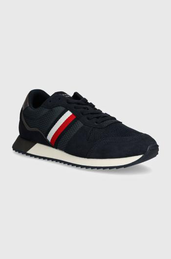 Sneakers boty Tommy Hilfiger RUNNER EVO MIX BLOCK tmavomodrá barva, FM0FM05298