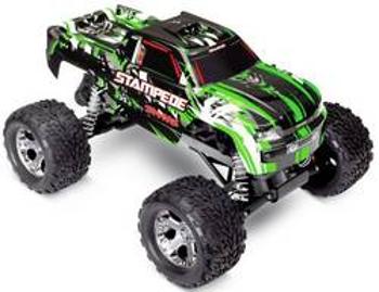 RC model auta monster truck Traxxas Stampede, komutátorový, 1:10, zadní 2WD (4x2), RtR, 50 km/h