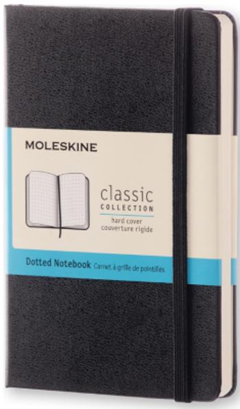 Moleskine - zápisník - tečkovaný, černý S