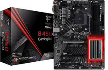 Základní deska ASRock B450 Gaming K4 Socket AMD AM4 Tvarový faktor ATX Čipová sada základní desky AMD® B450