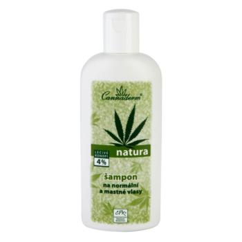 Cannaderm Natura Šampon pro normální a mastné vlasy šampon s konopným olejem 200 ml