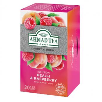 Ahmad Tea Raspberry and Peach 20 x 2 g