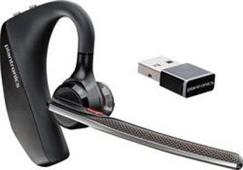 Telefonní headset s USB bez kabelu Plantronics Voyager 5200 UC do uší černá