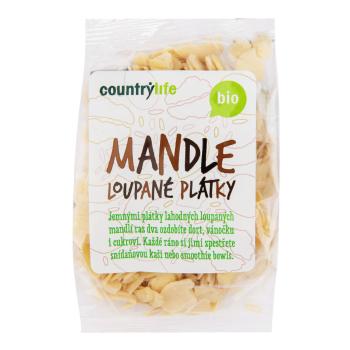 Mandle loupané plátky 100 g BIO COUNTRY LIFE