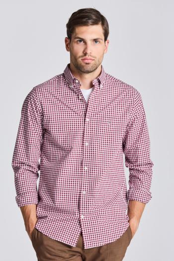 KOŠILE GANT REG BROADCLOTH GINGHAM BD červená XXXL