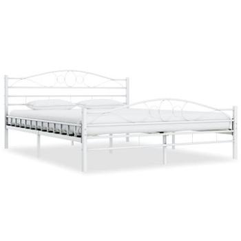 Rám postele bílý kovový 160x200 cm (285304)