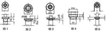 Izolační průchodka Fischer Elektronik IB 3, vnější Ø 4,4/6,3 mm, vnitřní Ø 3,2 mm