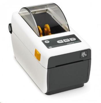 Zebra ZD410 ZD41H23-D0EW02EZ tiskárna štítků, 12 dots/mm (300 dpi), MS, RTC, EPLII, ZPLII, USB, BT (BLE, 4.1), Wi-Fi, bílá