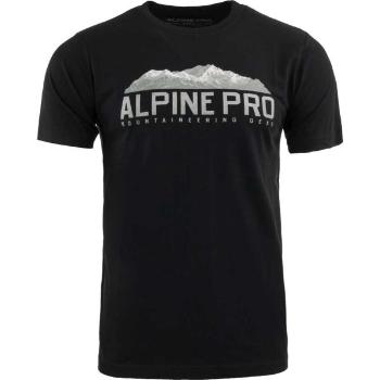 ALPINE PRO MODEN Pánské triko, černá, velikost M