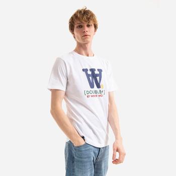 Pánské tričko Wood Wood Ace Typo tričko 10285700-2222 WHITE