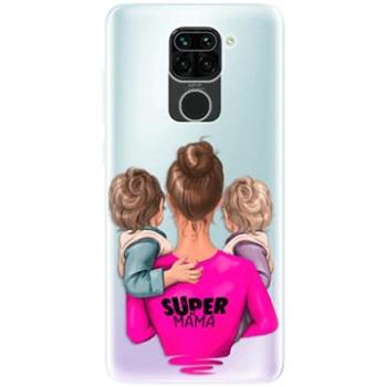 iSaprio Super Mama - Two Boys pro Xiaomi Redmi Note 9 (smtwboy-TPU3-XiNote9)