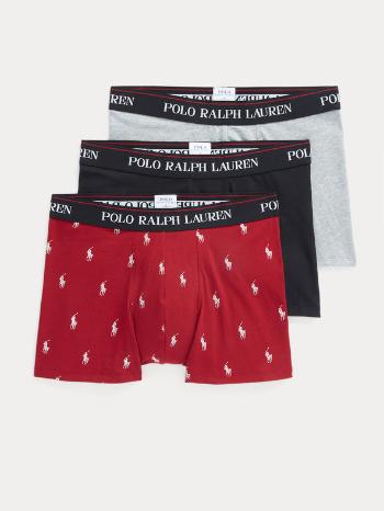 Polo Ralph Lauren Boxerky 3 ks Červená