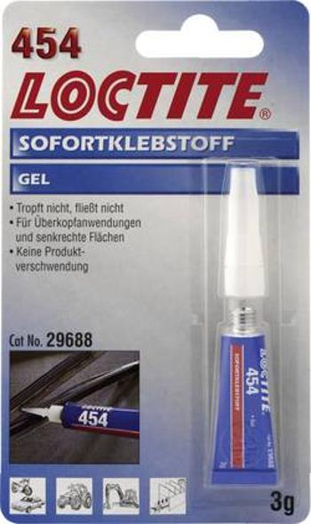 Vteřinové lepidlo GEL 3 G LOCTITE 454