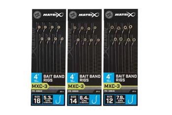 Matrix návazec mxc-3 4” bait band rigs - velikost háčku 12 nosnost 3,6 kg