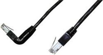 Síťový kabel RJ45 Dätwyler K0993.1, CAT 5e, S/UTP, 1.00 m, černá