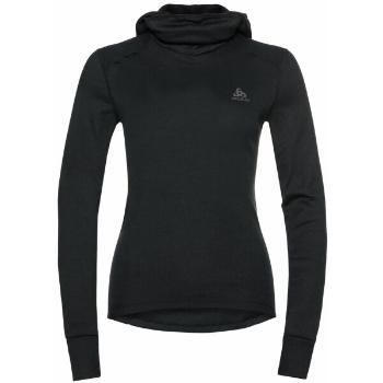 Odlo W BL TOP FACEMASK L/S ACTIVEWARM ECO Dámské funkční triko, černá, velikost