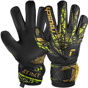 Reusch ATTRAKT INFINITY FINGER SUPPORT Pánské brankářské rukavice, černá, velikost