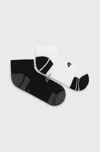 Ponožky 4F (2-pack) pánské, černá barva