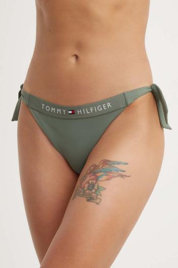 Plavkové kalhotky Tommy Hilfiger zelená barva, UW0UW04497