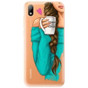 iSaprio My Coffe and Brunette Girl pro Huawei Y5 2019 (coffbru-TPU2-Y5-2019)