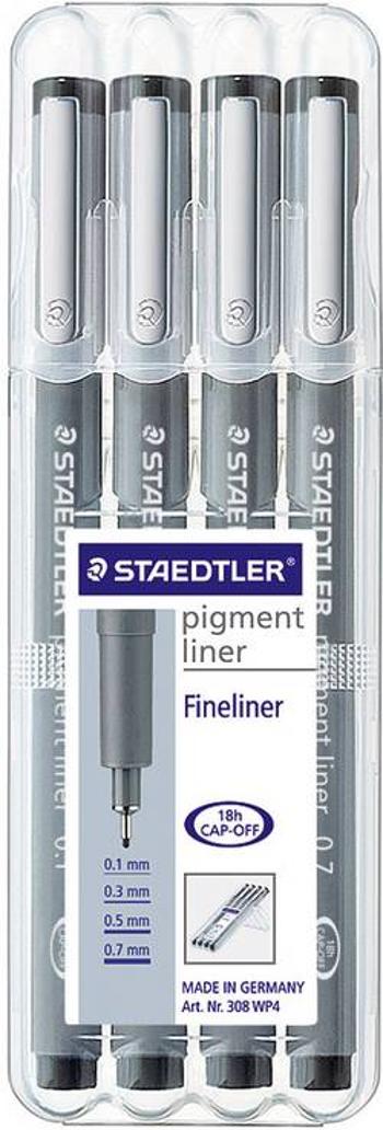 Staedtler 308 WP4 308 WP4 popisovač 6 ks/bal. černá 0.1 mm, 0.3 mm, 0.5 mm, 0.7 mm 1 ks