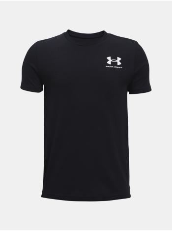 Tričko Under Armour Sportstyle Left Chest SS - černá