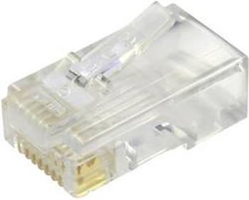 RJ45 konektor BEL Stewart Connectors 937-SP-3088 - zástrčka, rovná RJ45 počet pólů: 8P8C, čiré sklo, 1 ks