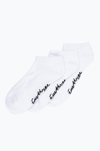 Ponožky Hype (3-pack) pánské, bílá barva