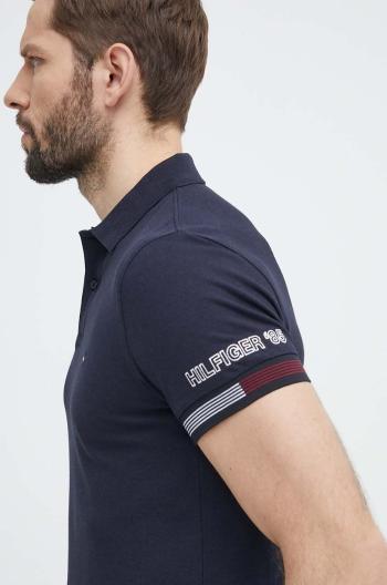 Polo tričko Tommy Hilfiger tmavomodrá barva, MW0MW34780