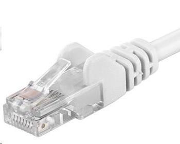 PREMIUMCORD Patch kabel UTP RJ45-RJ45 CAT5e 1m bílá