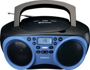 CD-rádio Lenco SCD-501, AUX, Bluetooth, CD, USB, modrá, černá