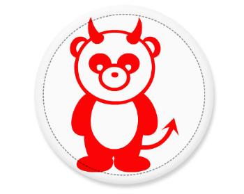 Placka Panda čertík