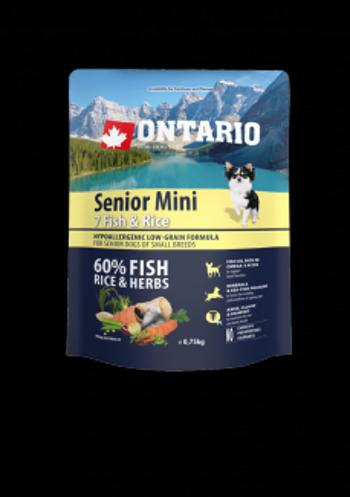 Ontario Senior Mini Fish & Rice 0,75 kg