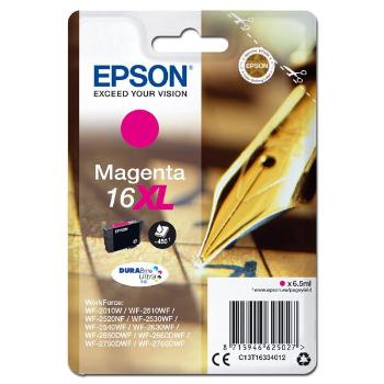 Epson originální ink C13T16334012, T163340, 16XL, magenta, 6.5ml, Epson WorkForce WF-2540WF, WF-2530WF, WF-2520NF, WF-2010