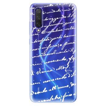 Odolné silikonové pouzdro iSaprio - Handwriting 01 - white - Xiaomi Mi 9 Lite